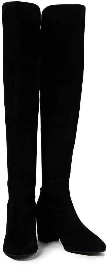 Gillian 60 microstretch and suede over-the-knee boots - Image 3