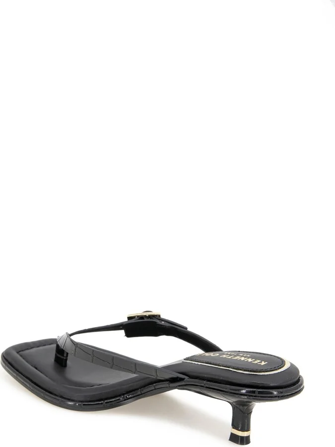 Gillie Kitten Heel Slide Sandal - Image 2