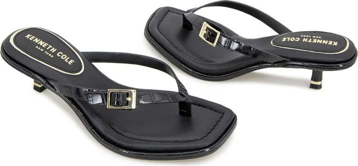 Gillie Kitten Heel Slide Sandal - Image 8