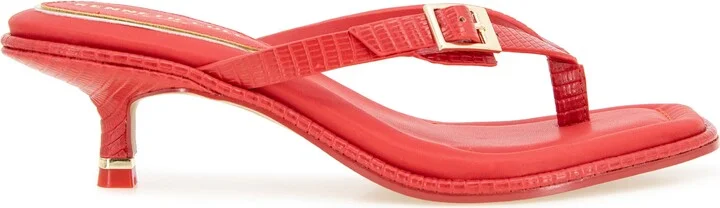 Gillie Kitten Heel Slide Sandal - Image 11
