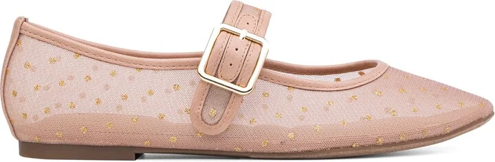 Gillie Mesh Mary Jane Flat - Image 3