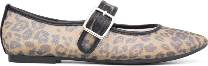 Gillie Mesh Mary Jane Flat - Image 3