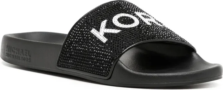 Gilmore rhinestone-embellished slides - Image 2