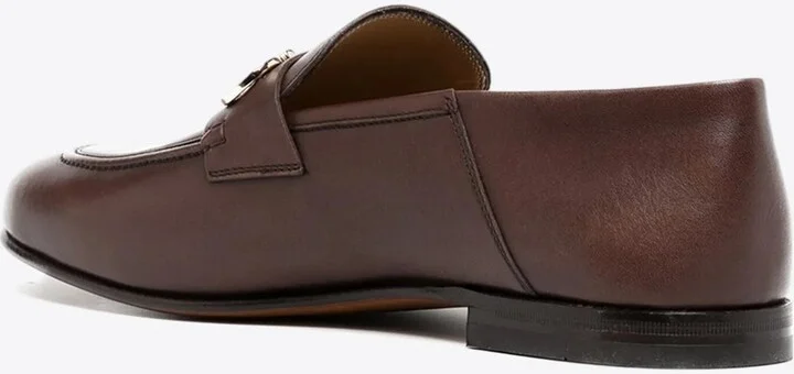 Gin Gancini Leather Loafers - Image 2