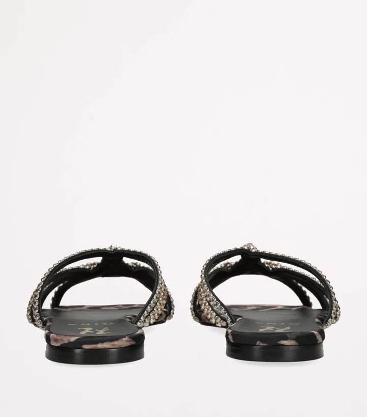 Gina Crystal-Embellished Paris Sandals - Image 2