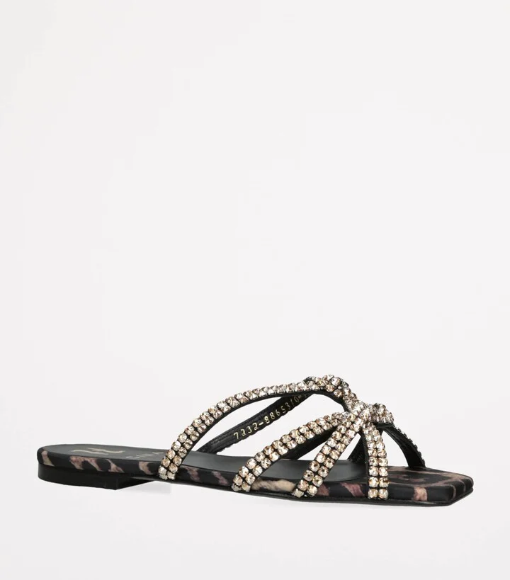 Gina Crystal-Embellished Paris Sandals - Image 3