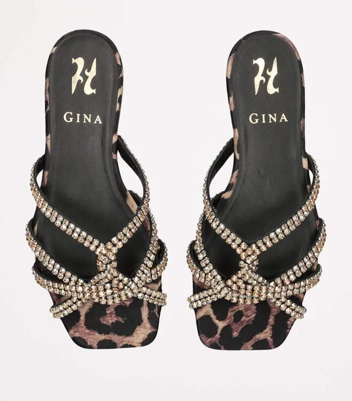 Gina Crystal-Embellished Paris Sandals - Image 4