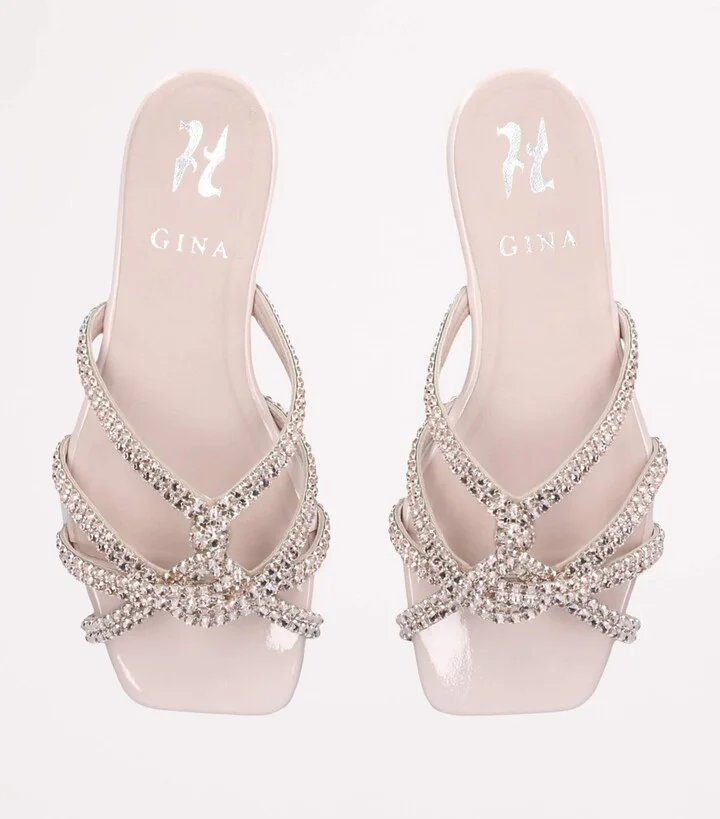 Gina Crystal-Embellished Paris Sandals - Image 4
