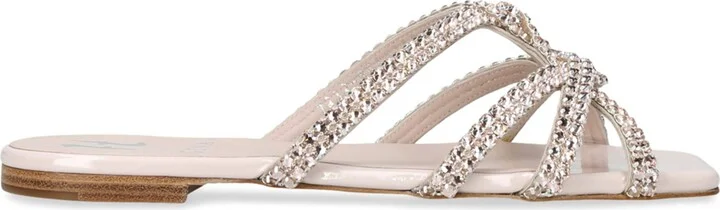 Gina Crystal-Embellished Paris Sandals