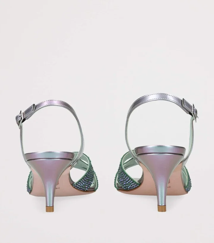 Gina Leather Curtis Heeled Sandals 50 - Image 2