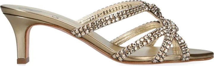 Gina Leather Embellished Montpellier Mules 50