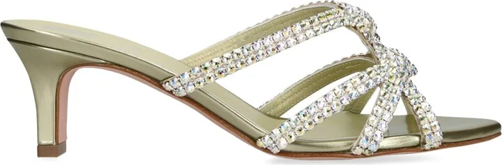 Gina Leather Embellished Montpellier Mules 50