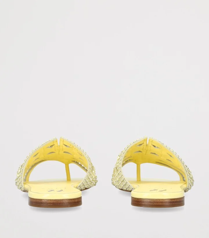 Gina Leather Embellished Orianne Sandals - Image 2