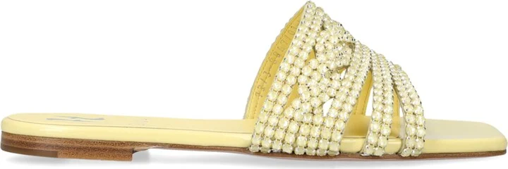 Gina Leather Embellished Orianne Sandals