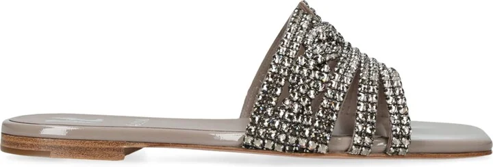 Gina Leather Embellished Orianne Sandals