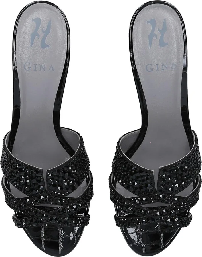 Gina Leather Orsay Mules 50 - Image 4
