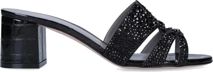 Gina Leather Orsay Mules 50