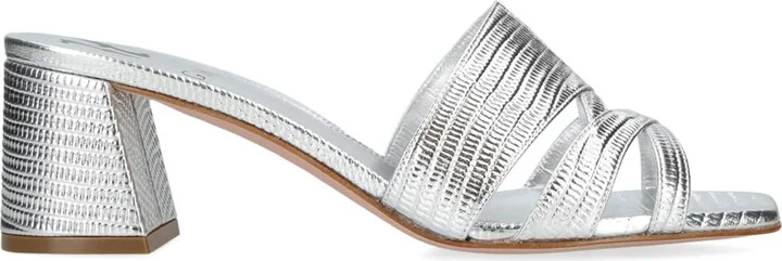 Gina Lugano Heeled Mules 50