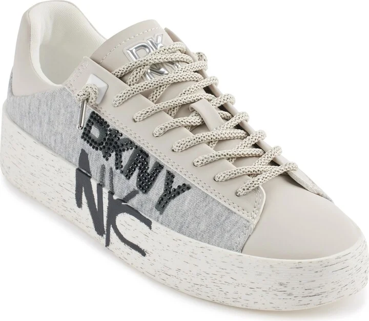 Ginali Logo Graffiti Platform Sneaker