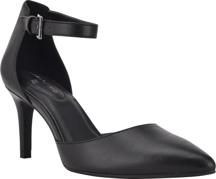 Ginata Pointed Toe Ankle Strap Pump