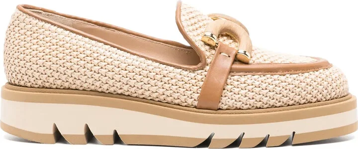 Ginevra woven loafers
