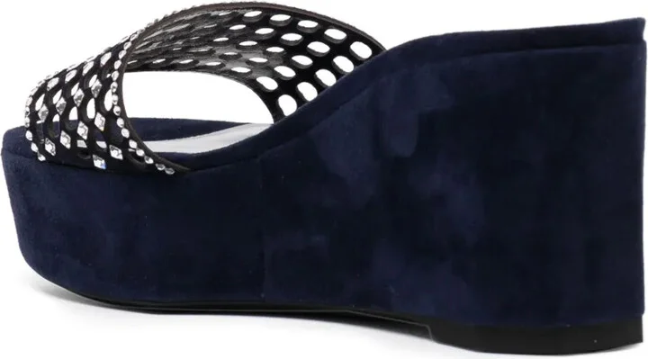 Ginger 75mm wedge sandals - Image 3