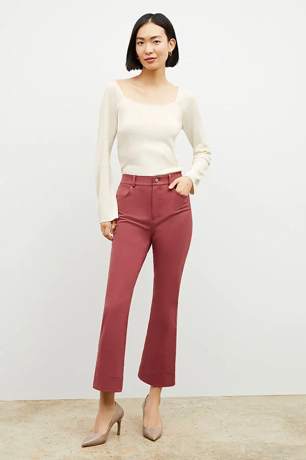 Ginger Pump - Embossed Croc - Rosy Taupe - Image 5