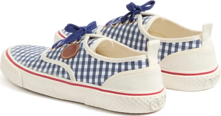 Gingham-Check Sneakers - Image 3