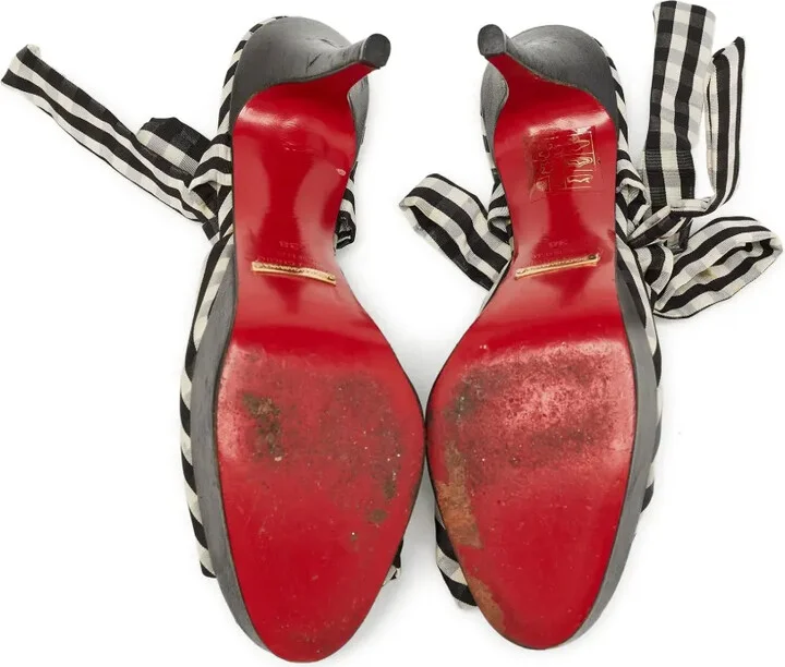 Gingham-Patterned Sandals - Image 5