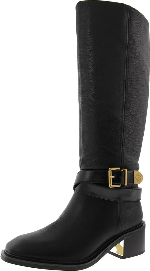 Gini 2 Womens Wide Calf Faux Leather Knee-High Boots
