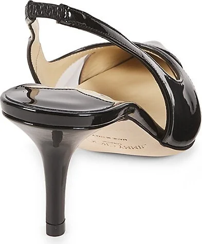 Ginnie 63MM Leather Slingback Pumps - Image 3