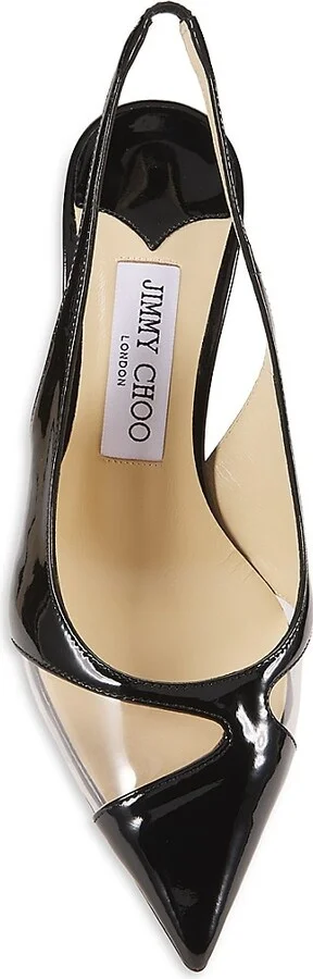 Ginnie 63MM Leather Slingback Pumps - Image 5