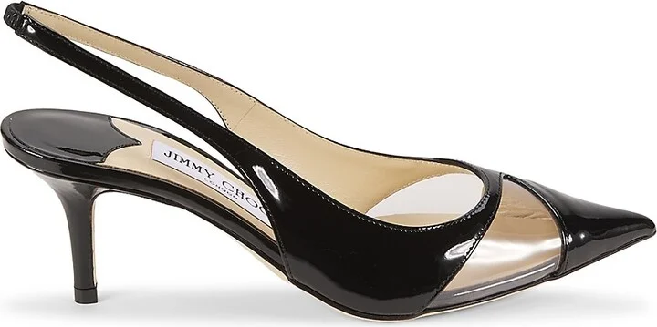 Ginnie 63MM Leather Slingback Pumps