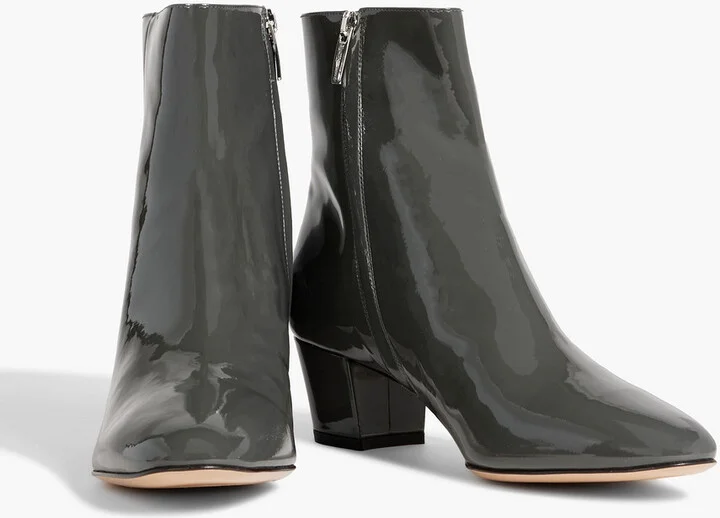 Ginnie patent-leather ankle boots - Image 2