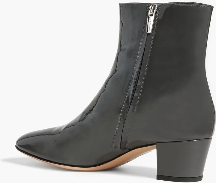 Ginnie patent-leather ankle boots - Image 3
