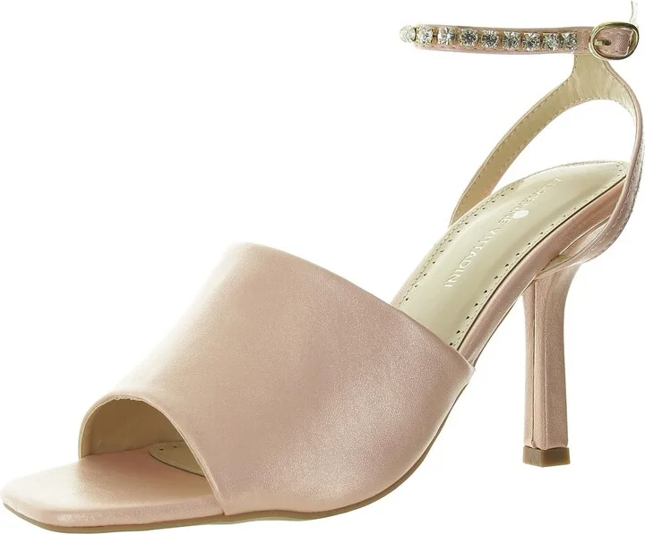 Ginnie Womens Rhinestone Man Made Mules