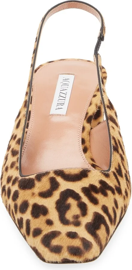 Ginza Genuine Calf Hair Slingback Pump - Image 4