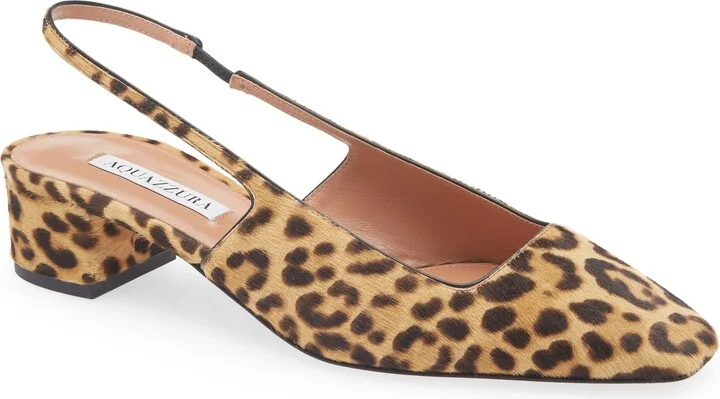 Ginza Genuine Calf Hair Slingback Pump