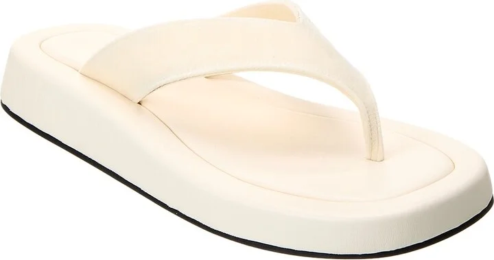 Ginza Velvet Platform Sandal