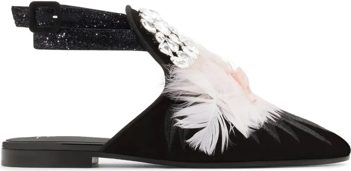 Gioia crystal-embellished flat sandals