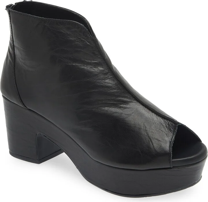 Gion Peep Toe Platform Bootie