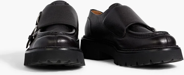 Gionny pebbled-leather monk-strap shoes - Image 2