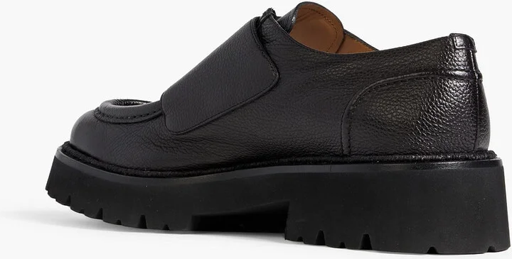 Gionny pebbled-leather monk-strap shoes - Image 3
