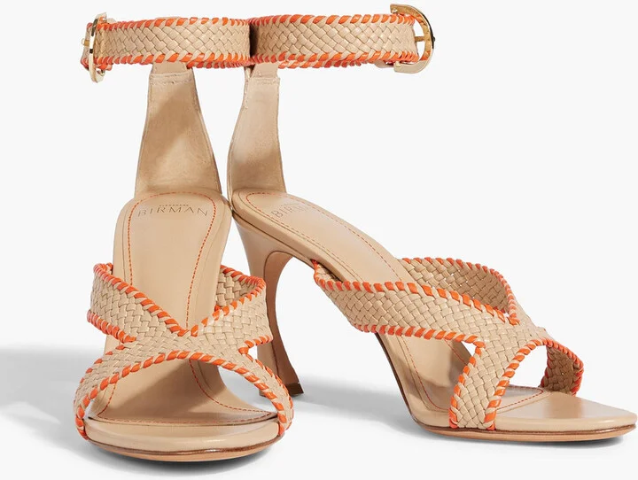 Giorgia 85 woven leather sandals - Image 2
