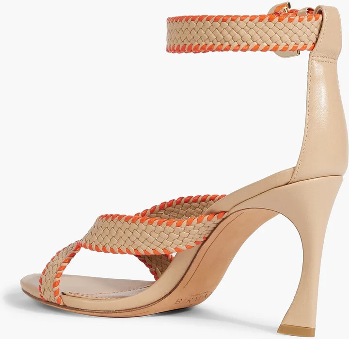Giorgia 85 woven leather sandals - Image 3