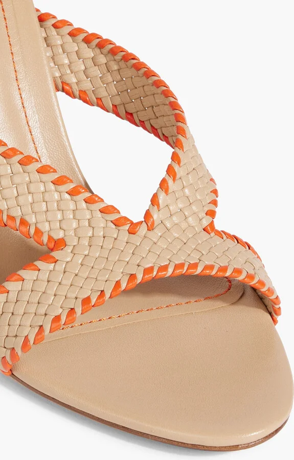 Giorgia 85 woven leather sandals - Image 4
