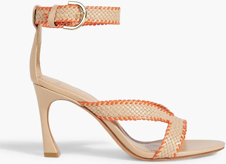 Giorgia 85 woven leather sandals