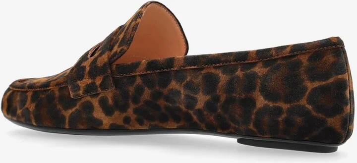 Giorgia Leopard Suede Loafers - Image 2