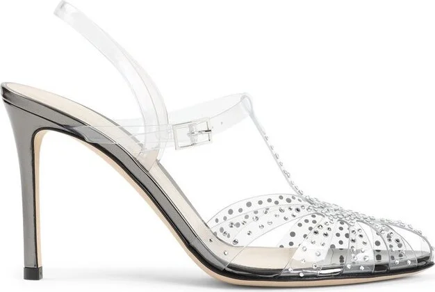 Giorgio Armani Embellished Slingback Sandals