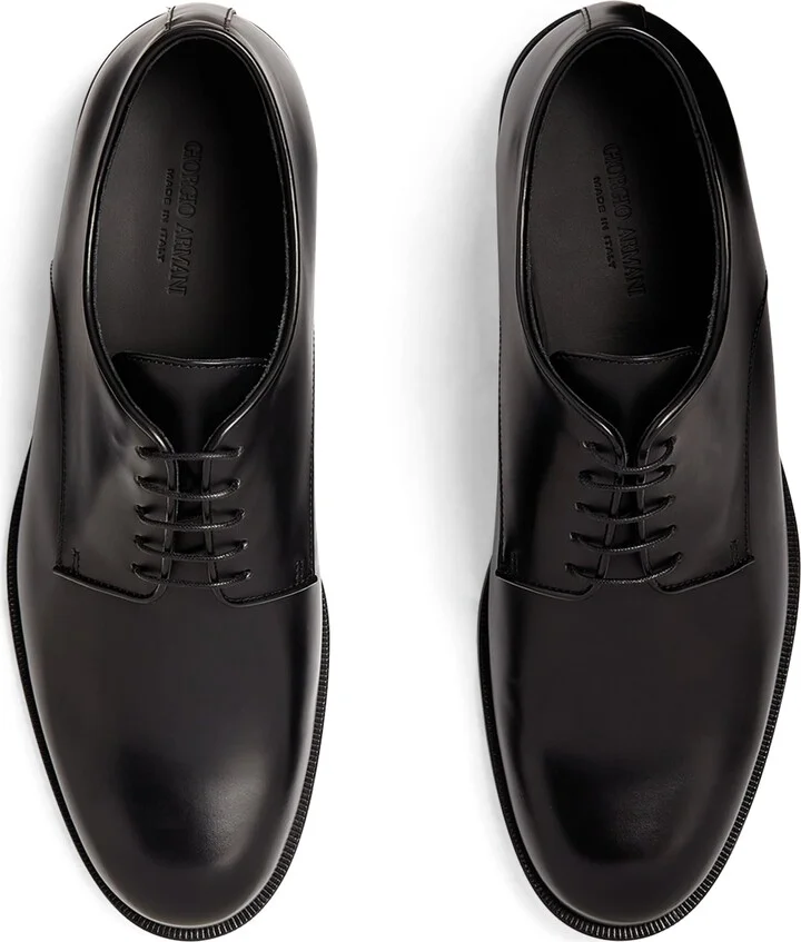 Giorgio Armani Leather Derby Shoes - Image 2